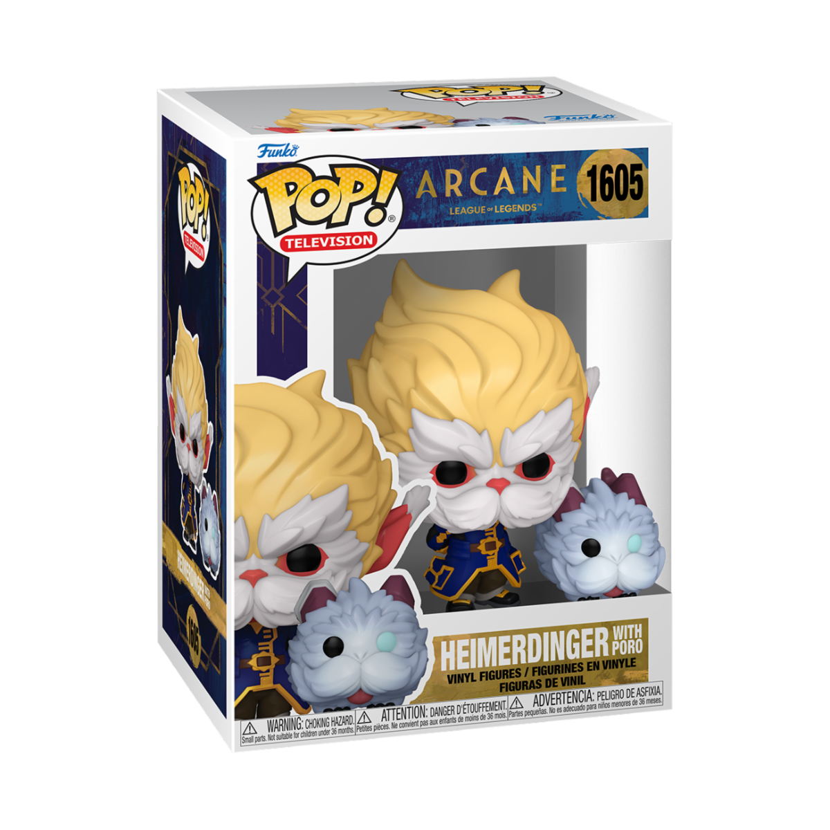 ARCANE: LEAGUE OF LEGENDS - POP & BUDDY FUNKO VINYL FIGURE 1605 HEIMERDINGER W/PORO 9CM