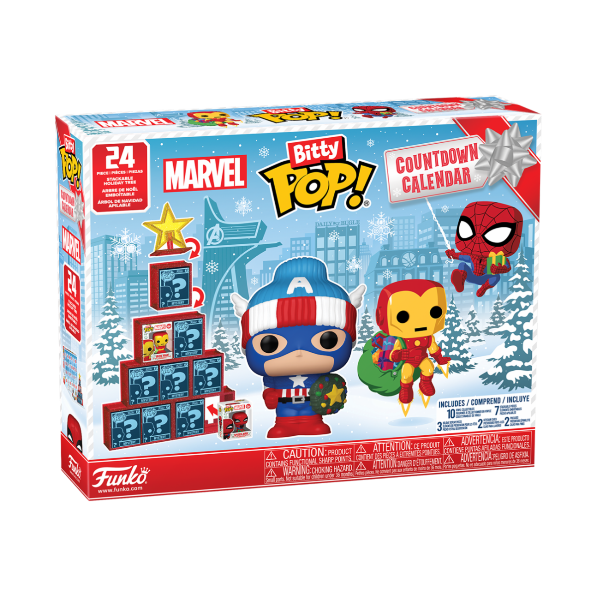 87003 - MARVEL - FUNKO BITTY POP COUNTDOWN CALENDAR - MARVEL COMICS HOLIDAY
