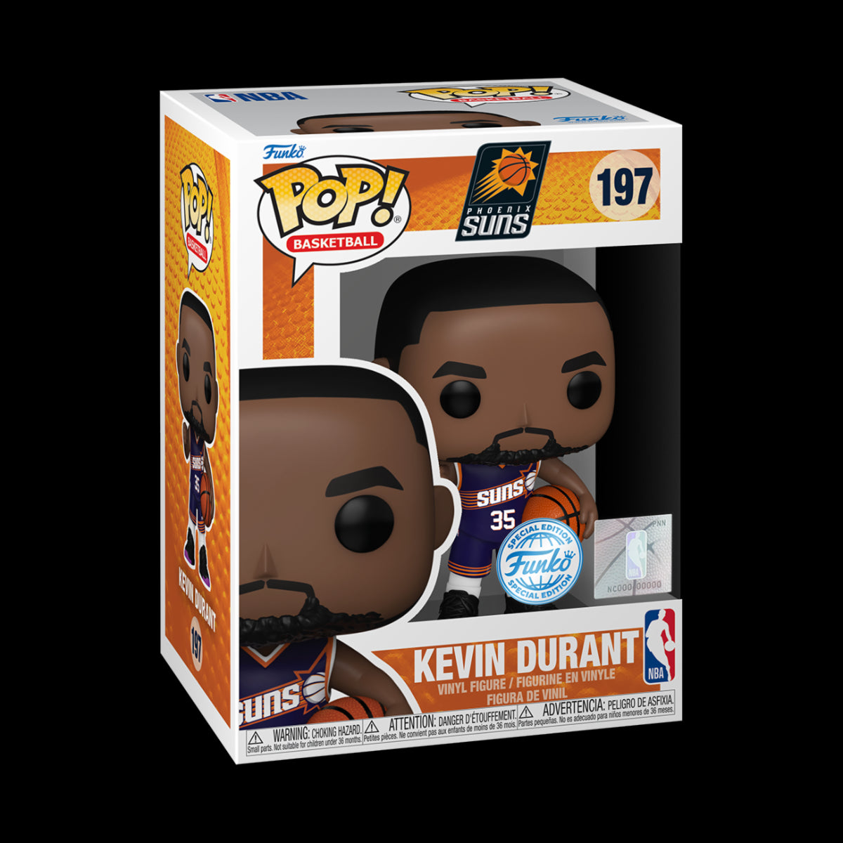 NBA - POP FUNNKO VINYL FIGURE 197 KEVIN DURANT (ICON EDTION) 9CM