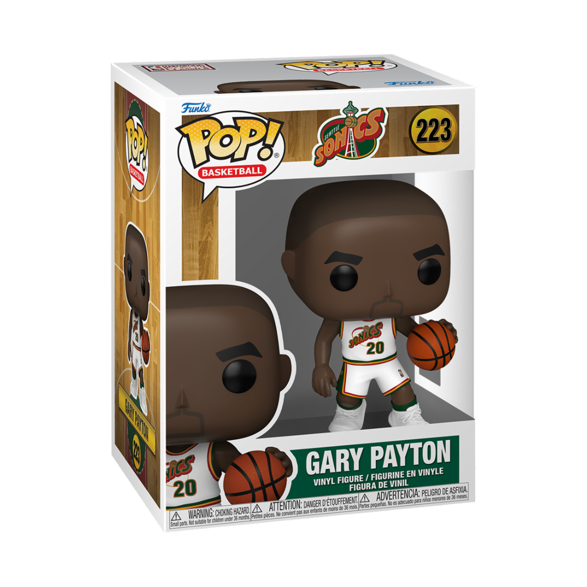 NBA - POP FUNKO VINYL FIGURE 223 GARY PAYTON (SONICS) 9CM