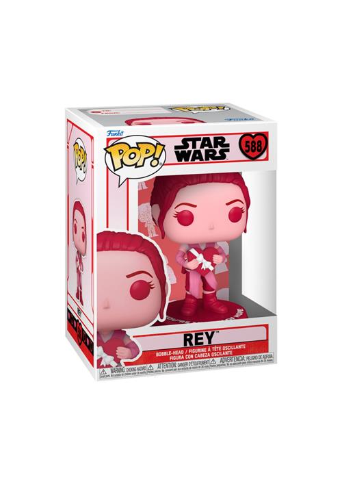 STAR WARS: VALENTINES - POP FUNKO VINYL FIGURE 588 REY 9CM