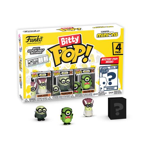 73036 - MINIONS - FUNKO BITTY POP VINYL FIGURE - FRANKEBOB (4PK)