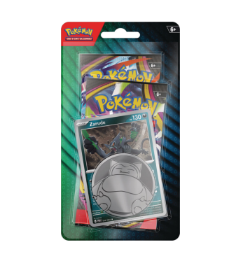 PK10412-I - POKEMON - BLISTER 2 BUSTINE + PROMO + MONETA - ZARUDE