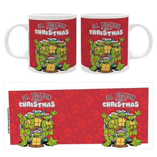 TGGMUG241 - TEENAGE MUTANT NINJA TURTLES - TAZZA 320ML - ALL TOGETHER FOR CHRISTMAS