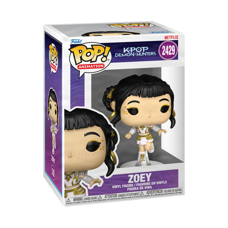 KPOP DEMON HUNTERS S2 - POP FUNKO VINYL FIGURE 2429 ZOEY (WHAT IT SOUNDS LIKE) 9CM