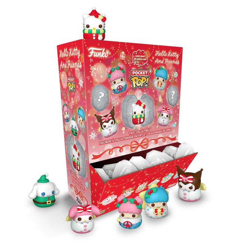SANRIO HOLIDAY 2026 - POCKET POP SNOWBALL - 12PZ DISPLAY