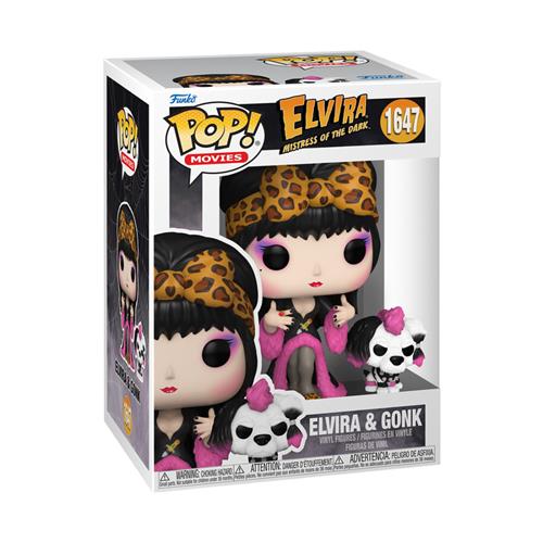 ELVIRA - POP & BUDDY FUNKO VINYL FIGURE 1647 ELVIRA & GONK 9CM