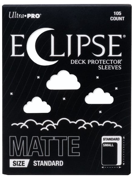 16681 - 105 ECLIPSE DECK PROTECTOR SLEEVES - STANDARD - MATTE - ARCTIC WHITE