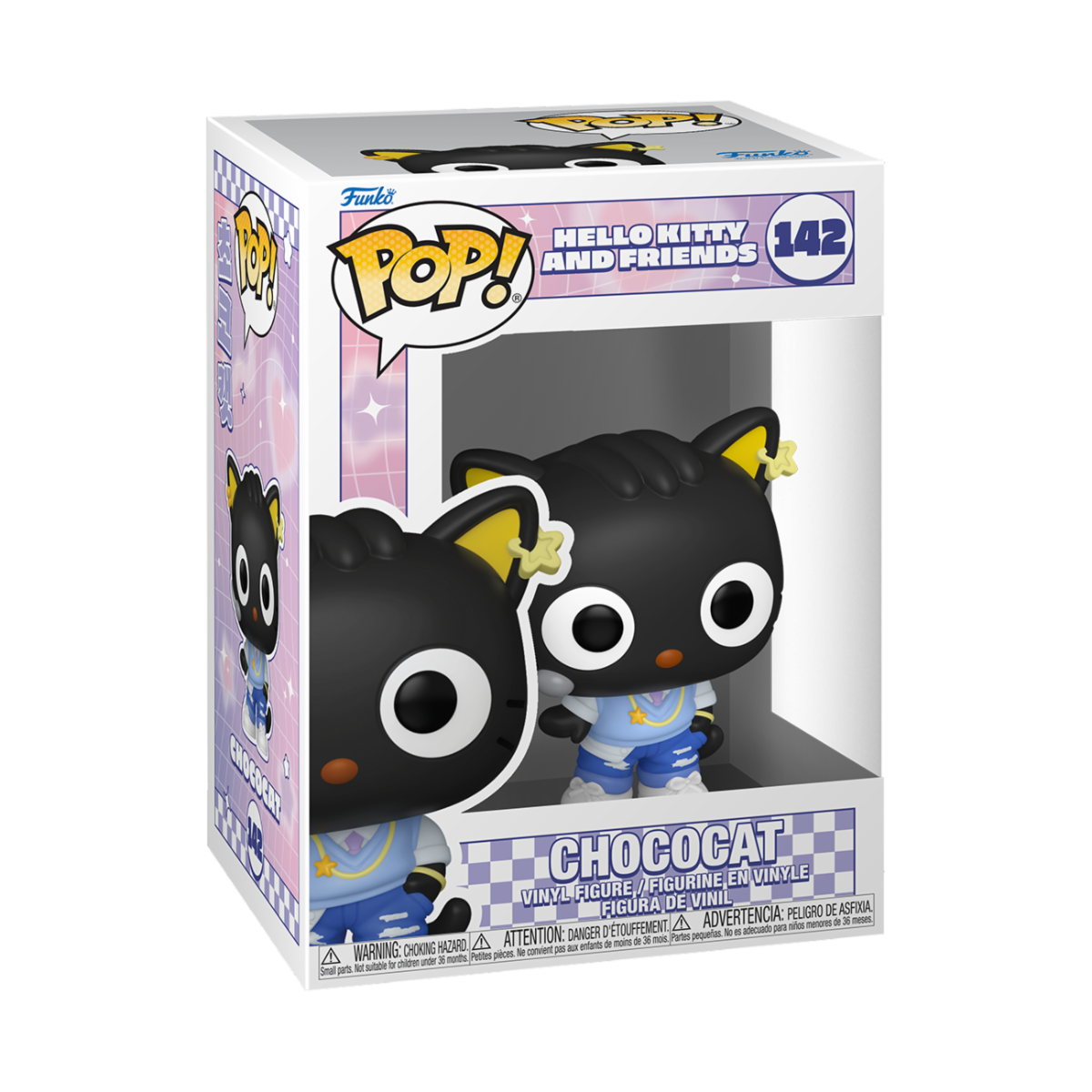 HELLO KITTY S8 - POP FUNKO VINYL FIGURE 142 CHOCOCAT (K-POP) 9CM
