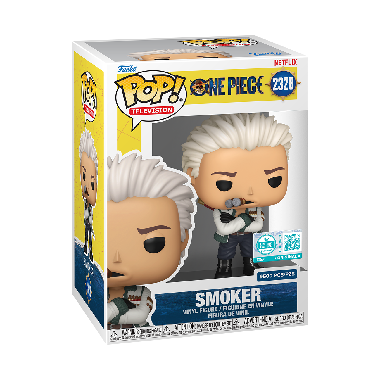 ONE PIECE LIVE ACTION - POP FUNKO VINYL FIGURE SUPREME - SMOKER 9CM FUNSIDE EXCL