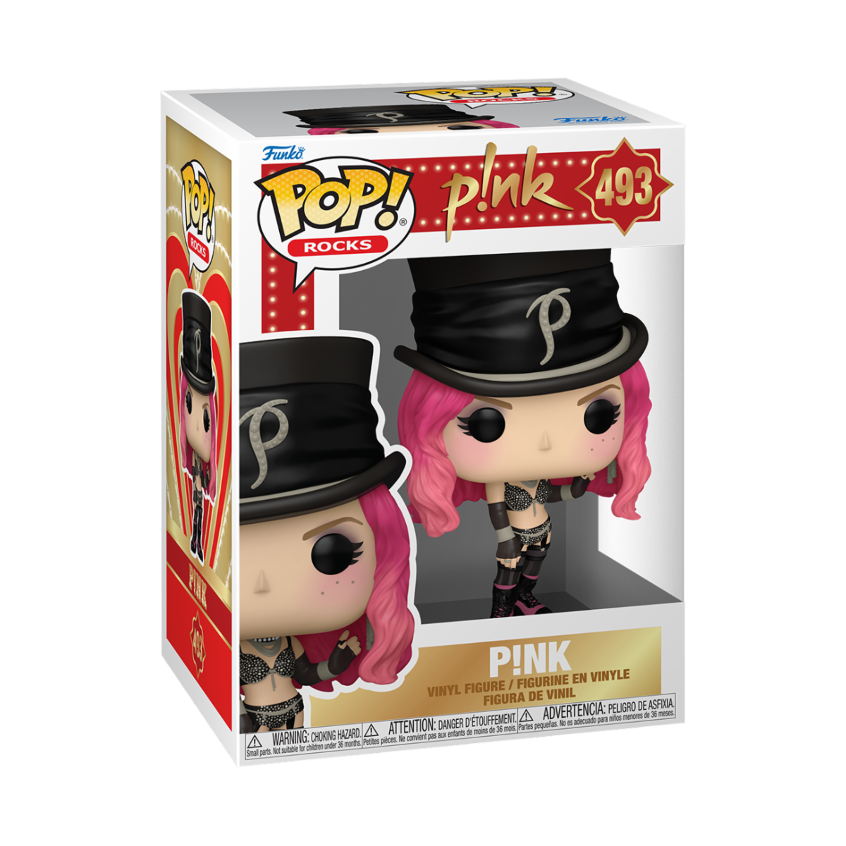 P!NK S2 - POP FUNKO VINYL FIGURE 493 P!NK 9CM