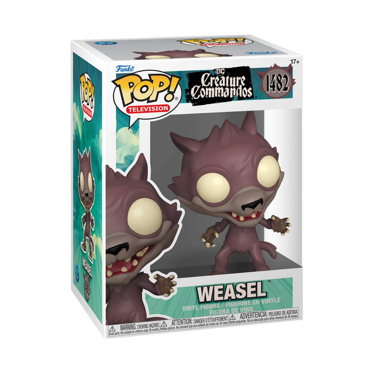 CREATURE COMMANDOS - POP FUNKO VINYL FIGURE 1482 WEASEL 9CM