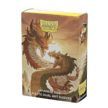AT-12616 - 60 JAPANESE SIZE MATTE DUAL ART SLEEVES - WOOD SNAKE 2025