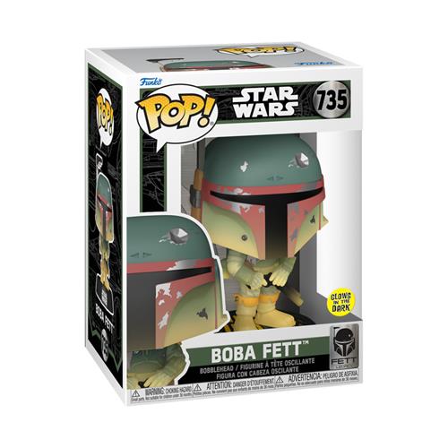 STAR WARS: FETT LEGACY - POP FUNKO VINYL FIGURE 735 BOBA FETT (GW) 9CM