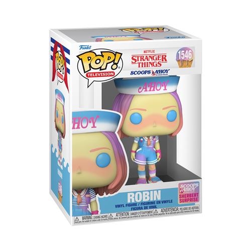 STRANGER THINGS - POP FUNKO VINYL FIGURE 1546 ROBIN (SCOOPS AHOY) 9CM