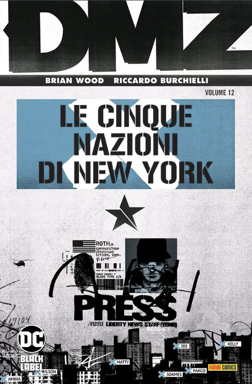 DMZ VOL12: LE CINQUE NAZIONI DI NEW YORK