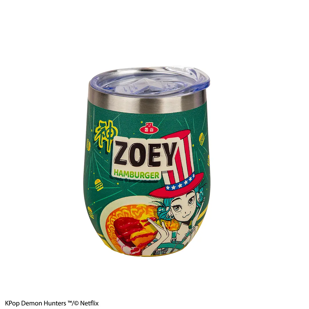 CR4388 - TAZZA DA VIAGGIO TERMICA - ZOEY HAMBURGER - KPOP DEMON HUNTERS