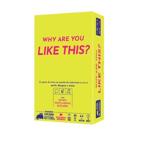 WHY ARE YOU LIKE THIS?