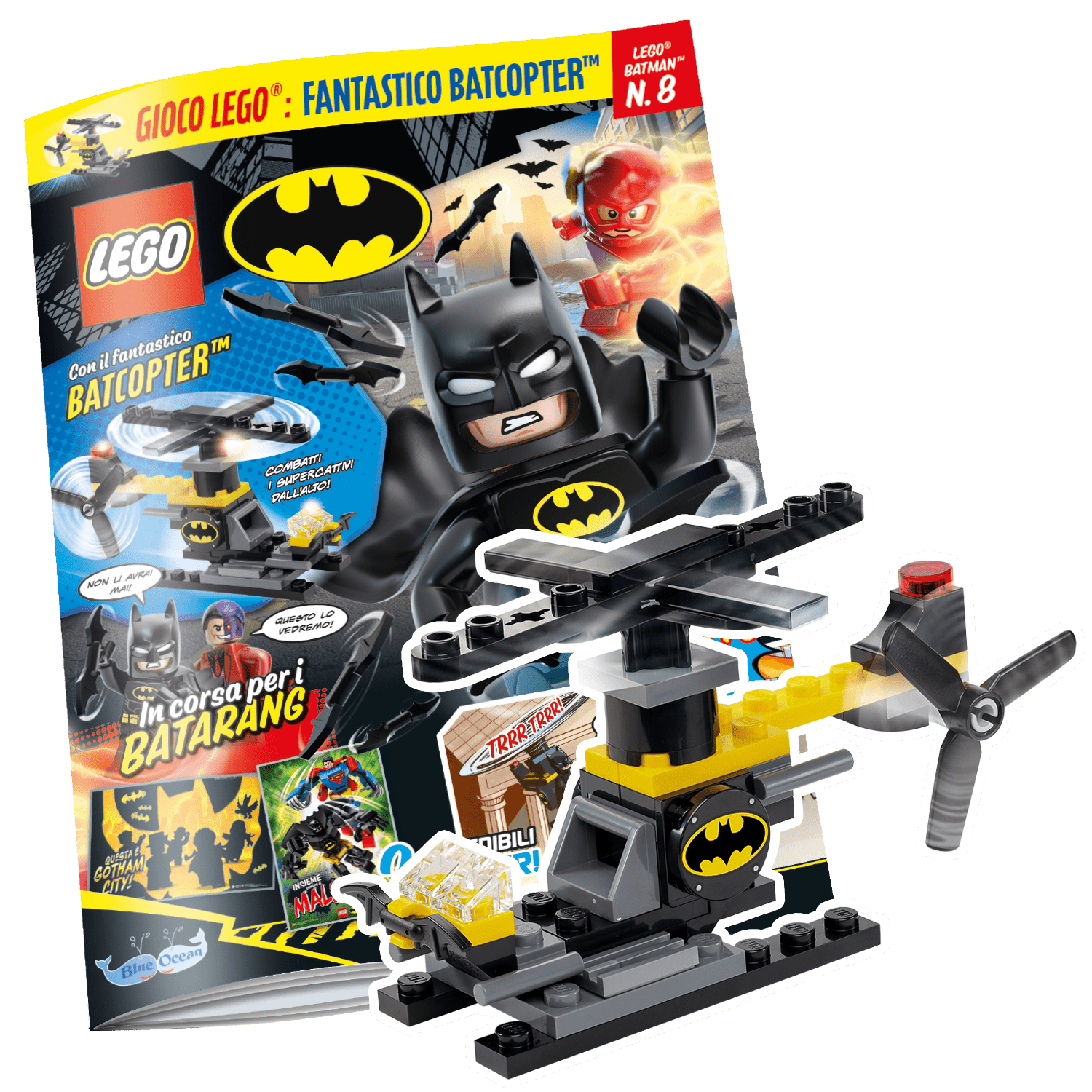 LEGO BATMAN N.8 - BATCOPTER