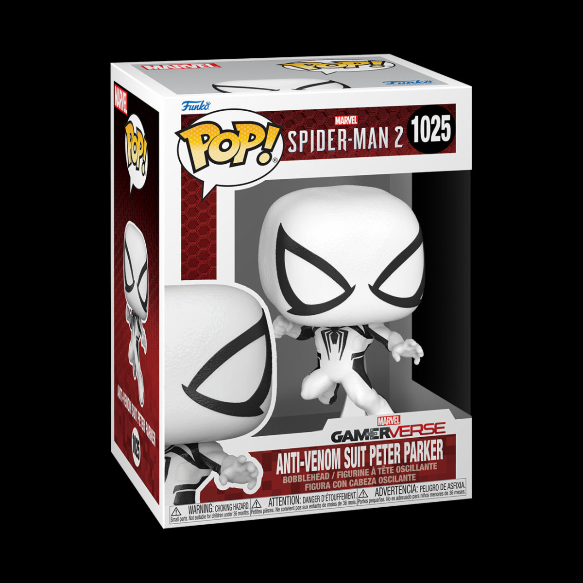 PLAYSTATION - SPIDER-MAN 2 - POP FUNKO VINYL FIGURE 1025 ANTI-VENOM PETER 9CM
