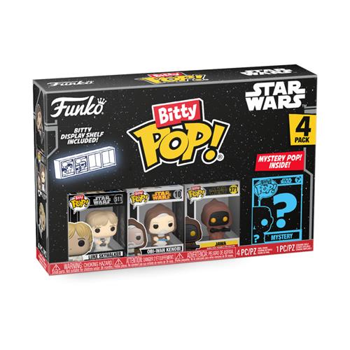 71511 - STAR WARS - FUNKO BITTY POP VINYL FIGURE - LUKE (4PK)