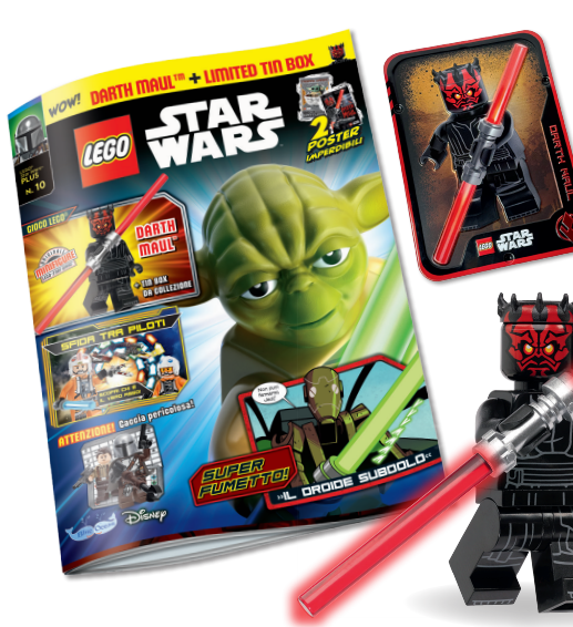 LEGO STAR WARS PLUS N.10 - DARTH MAUL + LIMITED TIN BOX