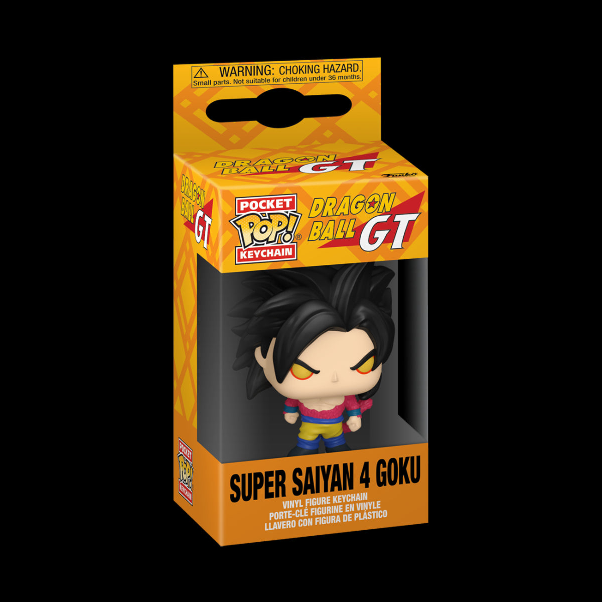 DRAGON BALL GT - KEYCHAIN - SUPER SAIYAN 4 GOKU 4CM