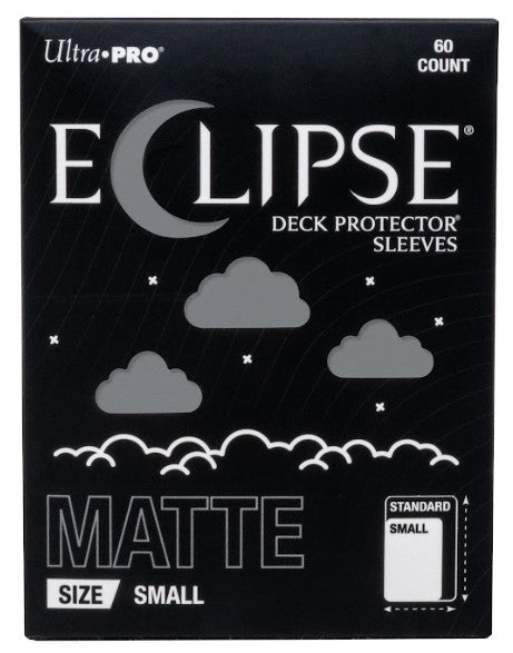 16699 - 60 ECLIPSE DECK PROTECTOR SLEEVES - SMALL - MATTE - SMOKE GREY