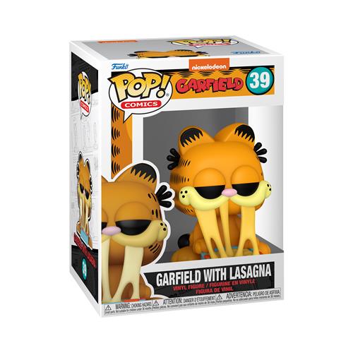 GARFIELD - POP FUNKO VINYL FIGURE 39 GARFIELD W/LASAGNA PAN 9CM