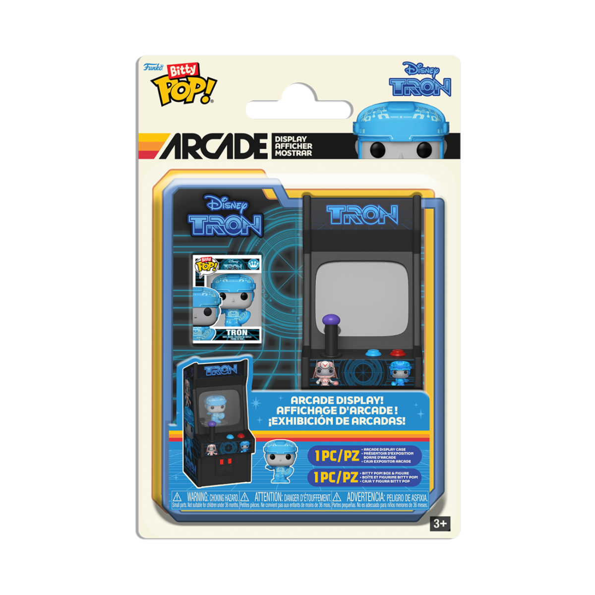 85252 - ARCADE - TRON - POP FUNKO BITTY ARCADE VINYL FIGURE - ARCADE-TRON
