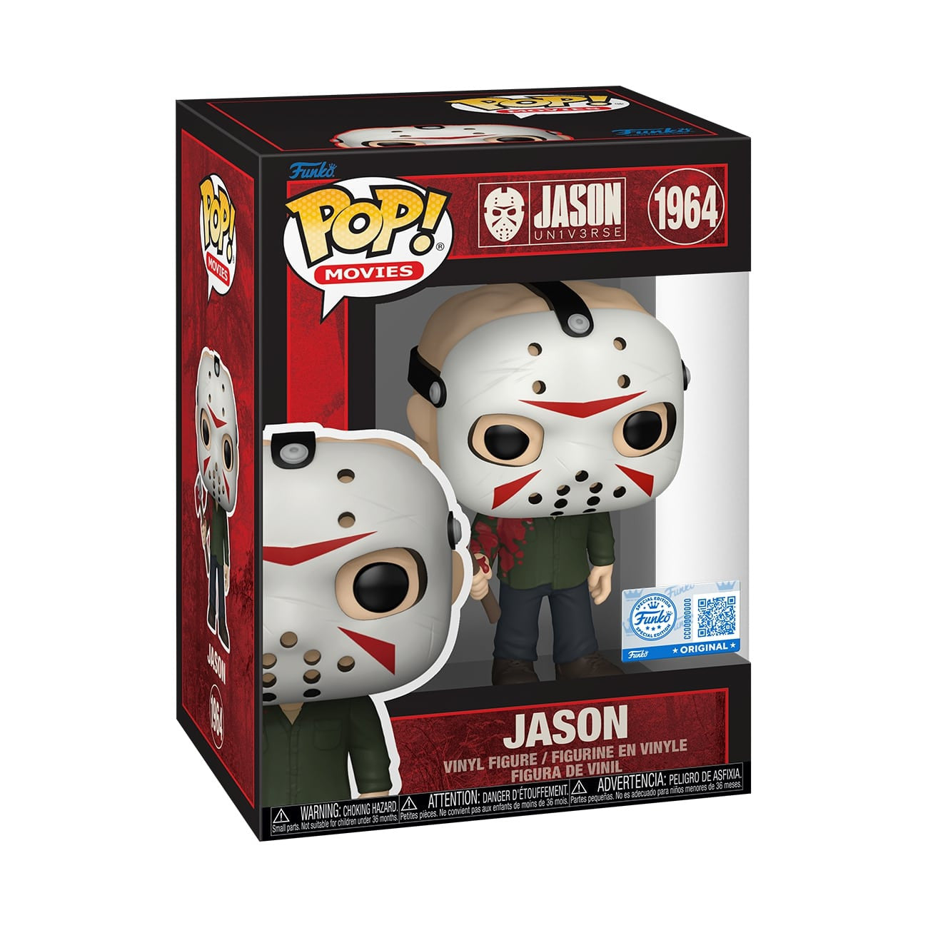 JASON UNIVERSE - POP FUNKO VINYL FIGURE - JASON W/AXE 1964 - 9CM FUNSIDE EXCL