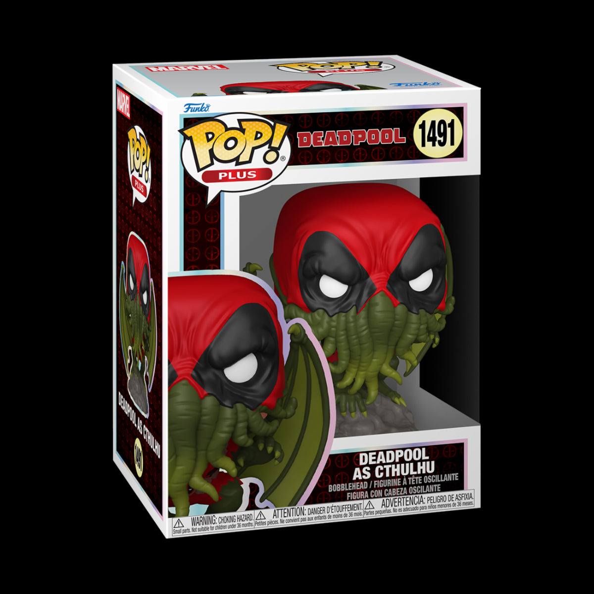 MARVEL: DEADPOOL - LITERARY CLASSIC - POP FUNKO PLUS VINYL FIGURE 1491 DEADPOOL CTHULHU 9CM