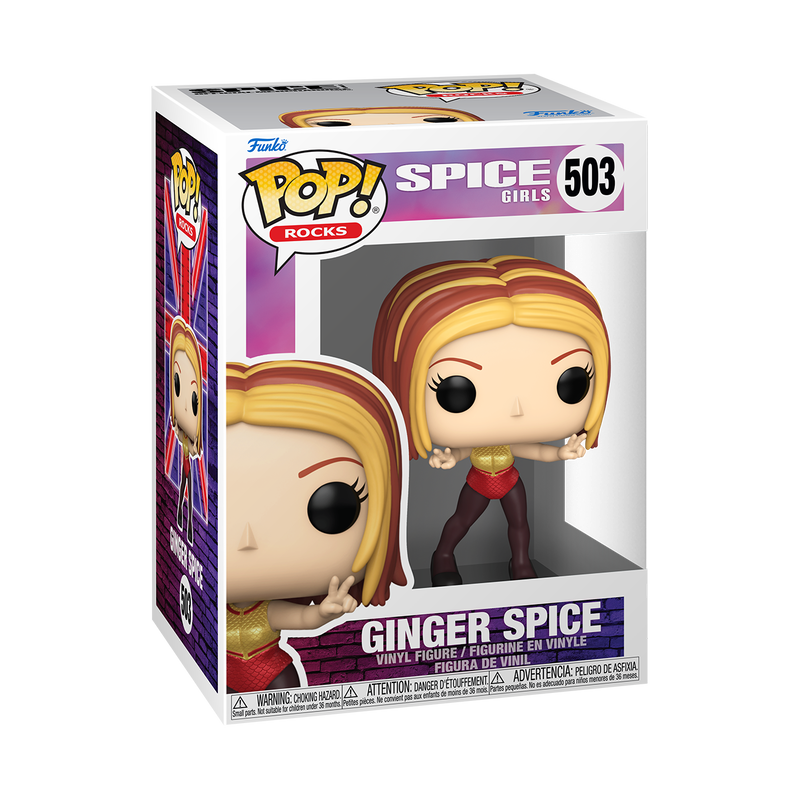 SPICE GIRLS S1 - POP FUNKO VINYL FIGURE 503 GINGER SPICE 9CM