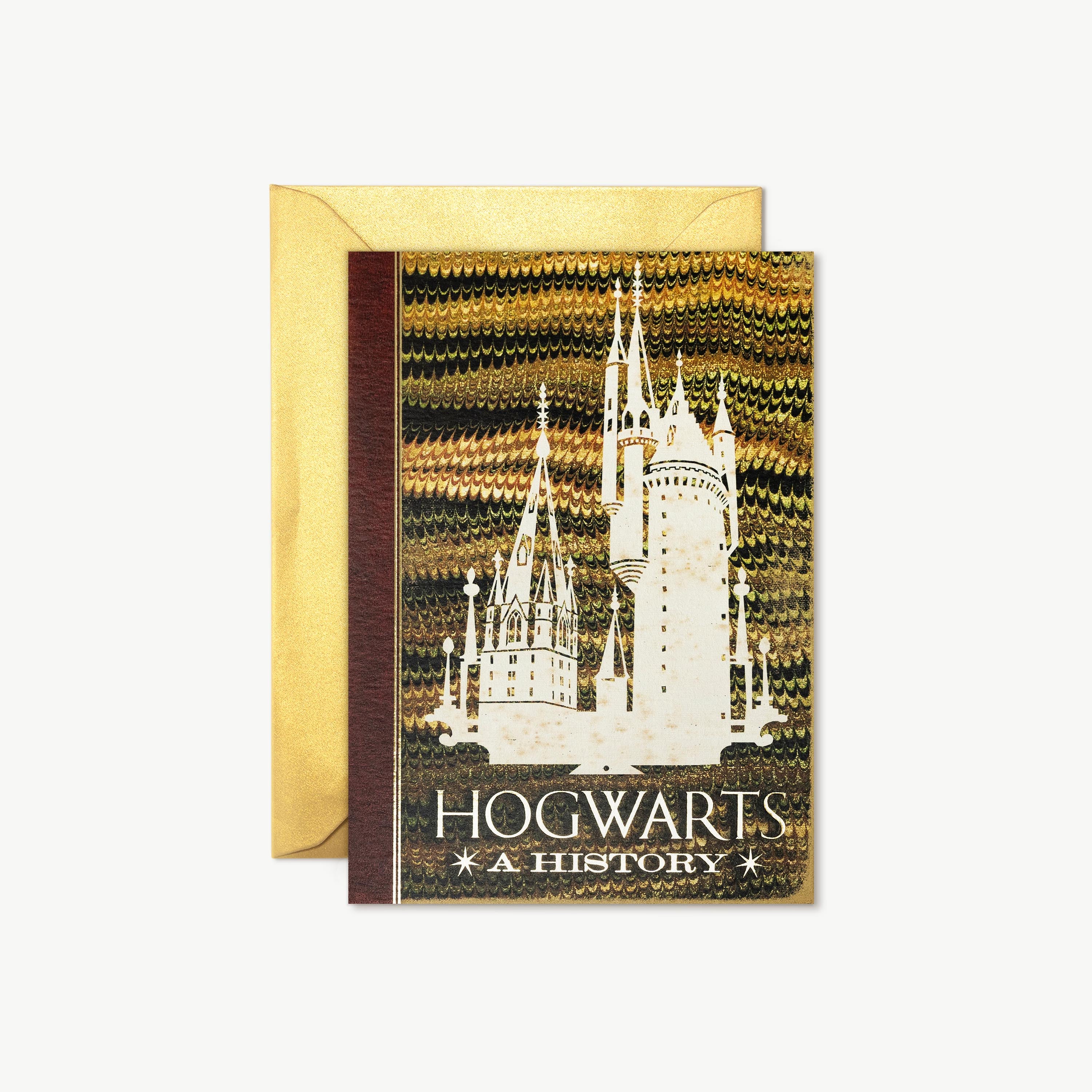 HPCARD24 - HARRY POTTER - WIZARDING BOOKS: 'HOGWARTS: A HISTORY' - NOTECARD