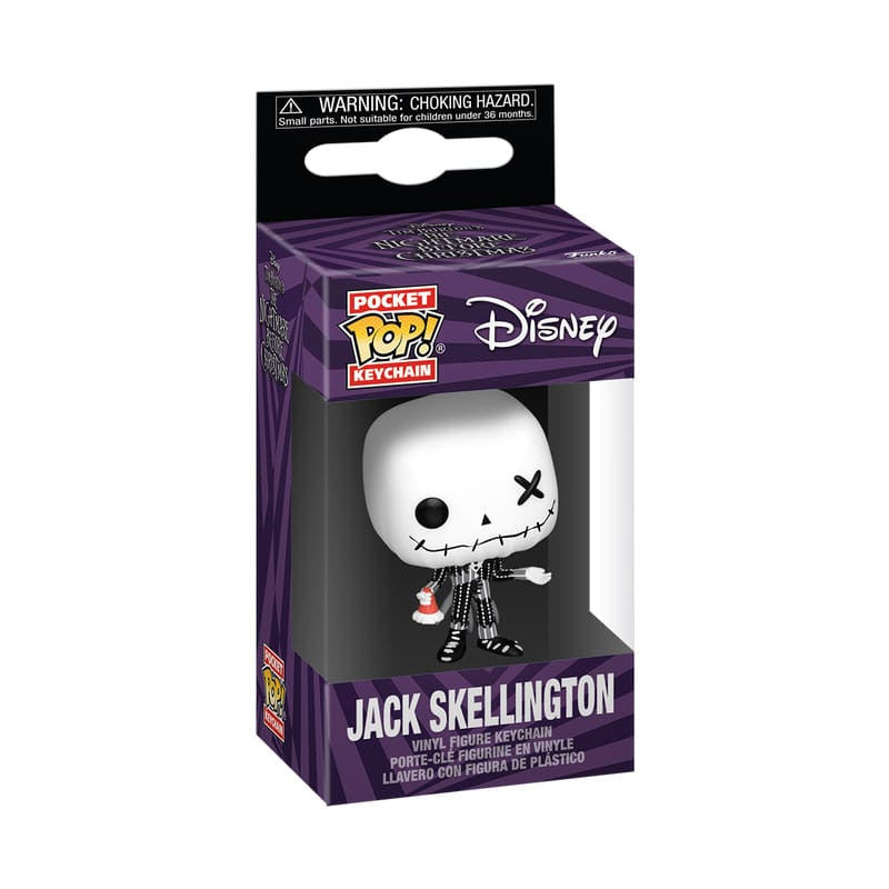 NIGHTMARE BEFORE CHRISTMAS - KEYCHAIN - JACK SKELLINGTON (PATCHWORK) 4CM