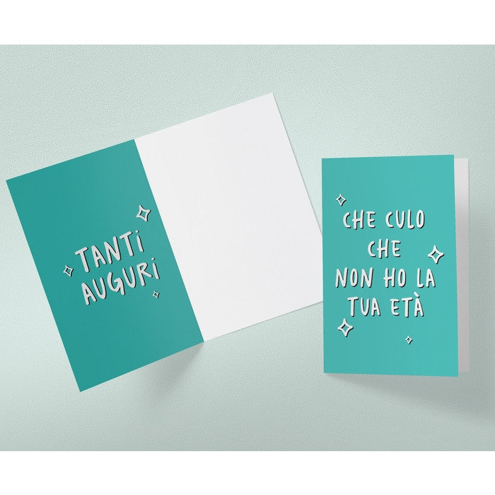 BIGLIETTO AUGURI - BA36 - CHE CULO