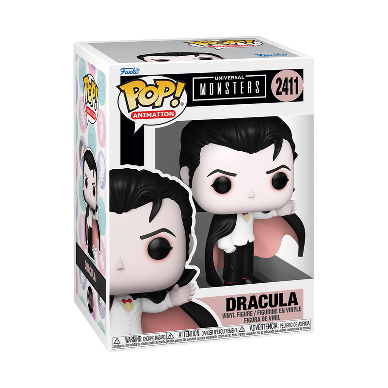 UNIVERSAL MONSTERS S6 (ANIME) - POP FUNKO VINYL FIGURE 2411 DRACULA 9CM