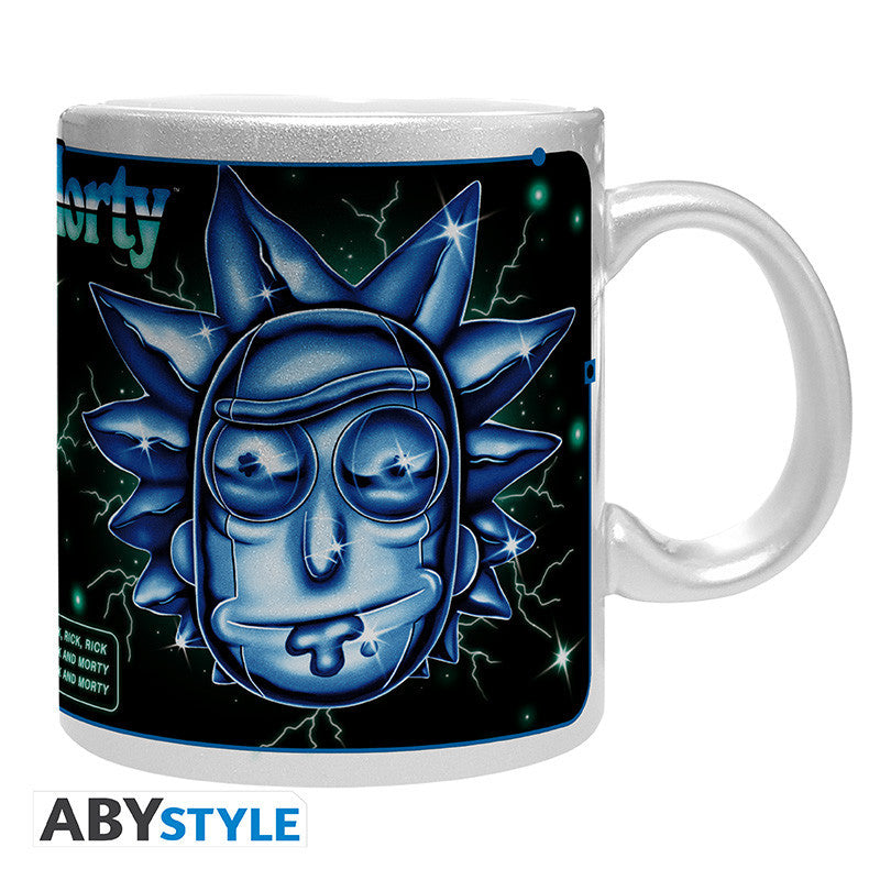 ABYMUGA697 - RICK AND MORTY - MUG 320 ML - RICK & MORTY SILVER