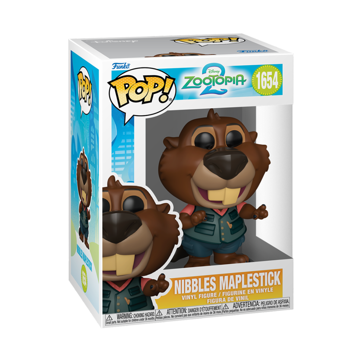 ZOOTOPIA 2 - POP FUNKO VINYL FIGURE 1654 NIBBLES MAPLESTICK 9CM