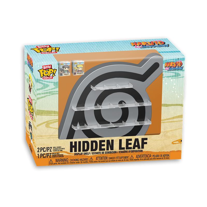 NARUTO - POP FUNKO BITTY DISPLAY - HIDDEN LEAF 2CM
