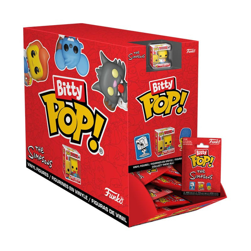 85722 - THE SIMPSONS - POP FUNKO BITTY VINYL FIGURE - THE SIMPSONS DISPLAY 32PZ