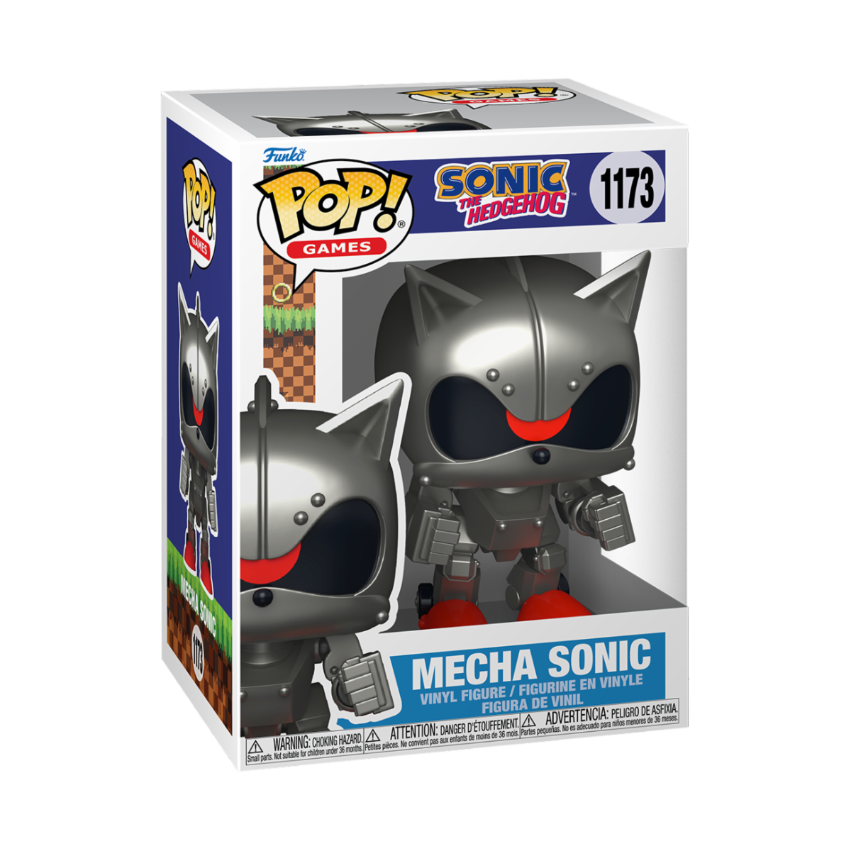 SONIC THE HEDGEHOG S10 - POP FUNKO VINYL FIGURE 1173 MECHA SONIC 9CM