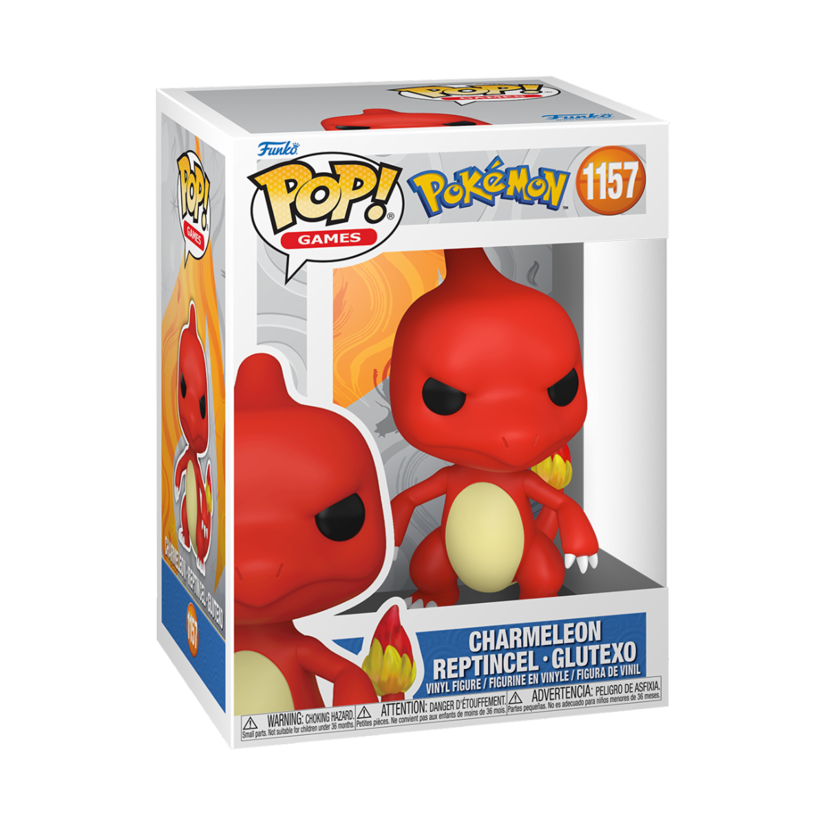 POKEMON S23 - POP FUNKO VINYL FIGURE 1157 CHARMELEON 9CM