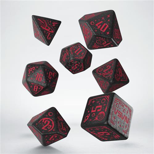 SSPA01 - SET 7 DADI - SPACE DICE SET - VOYAGER