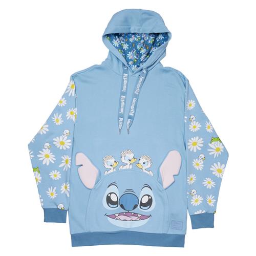 DISNEY - LILO & STITCH - FELPA CON CAPPUCCIO - SPRINGTIME STITCH 2XL
