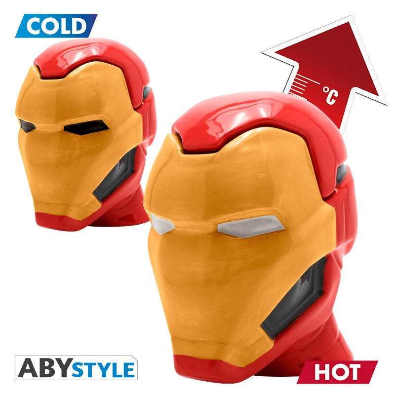 ABYMUG421 - MARVEL - TAZZA 3D - IRON-MAN