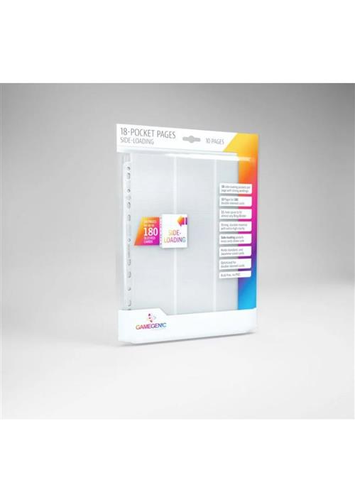 GGS30009ML - SIDELOADING - 18-POCKET PAGES - PACK 10PZ - WHITE