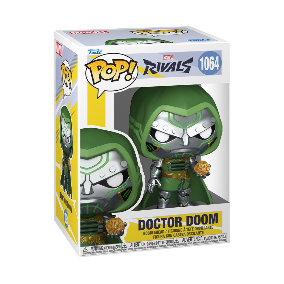 MARVEL: RIVALS - POP FUNKO VINYL FIGURE 1064 DOCTOR DOOM 9CM