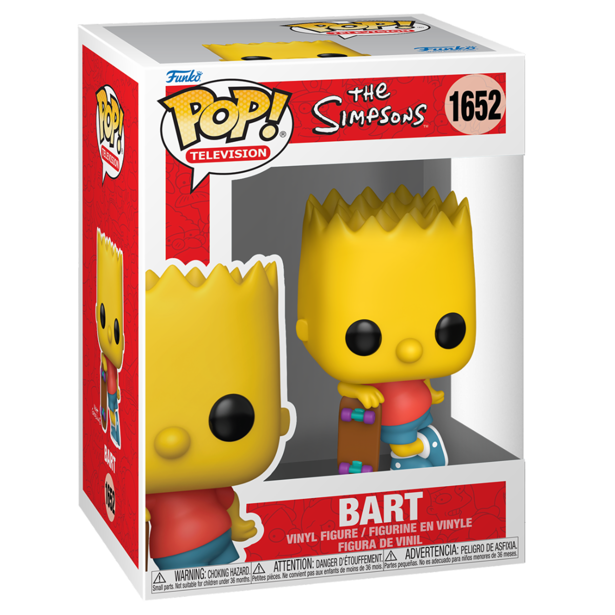 THE SIMPSONS - POP FUNKO VINYL FIGURE 1652 BART 9CM