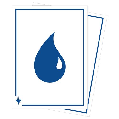 19932 - 105 DECK PROTECTOR SLEEVES - MAGIC: THE GATHERING - MANA 8 - ISLAND